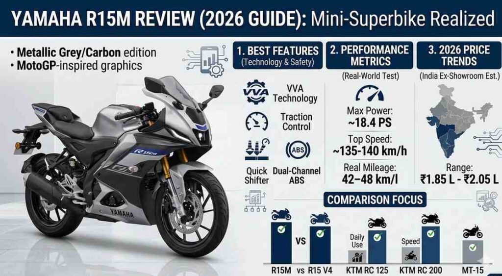 Yamaha R15M bike